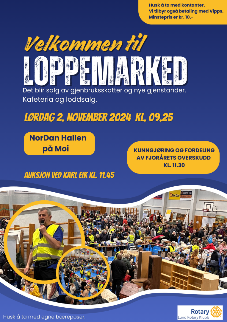 Snart tid for Loppemarked nr. 52